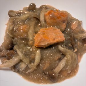 イトマルの作ってみた!投稿(【鮭ときのこのれんこん煮】すりおろし蓮根の風味が最高♪)