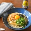 レンジで5分!ごま油醤油の冷やし釜玉うどん