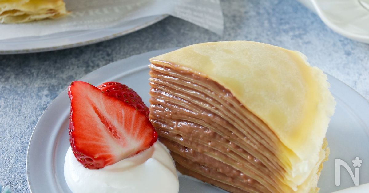 ＨＭで♪チョコクリームのミルクレープ