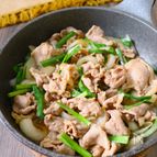 ワンパン10分！【豚こまのスタミナ炒め】ご飯進む♩