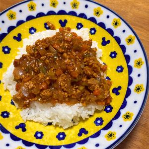 みわの作ってみた!投稿(野菜たっぷり♩コクうまキーマカレー)