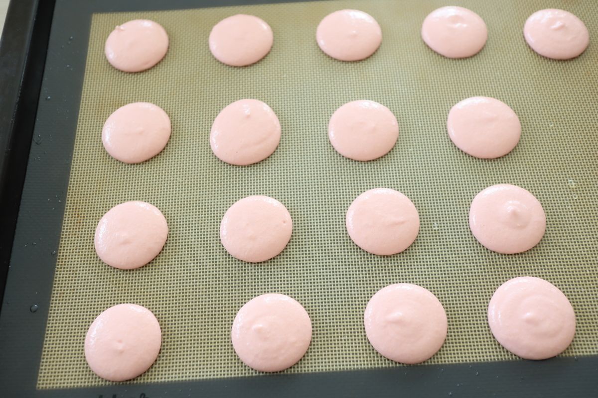 春爛漫♪桜マカロン（フレンチメレンゲ） | レシピサイトNadia