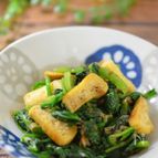 風邪予防に！旨味たっぷり☆ほうれん草と油揚げのおかか和え