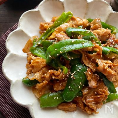我が家の豚バラピーマン【味噌味の簡単黄金比】