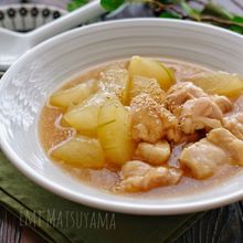 ＊冬瓜と鶏肉のとろみ煮＊