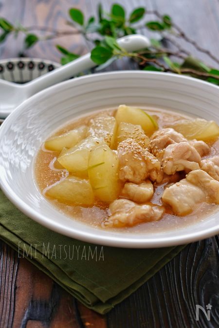 ＊冬瓜と鶏肉のとろみ煮＊