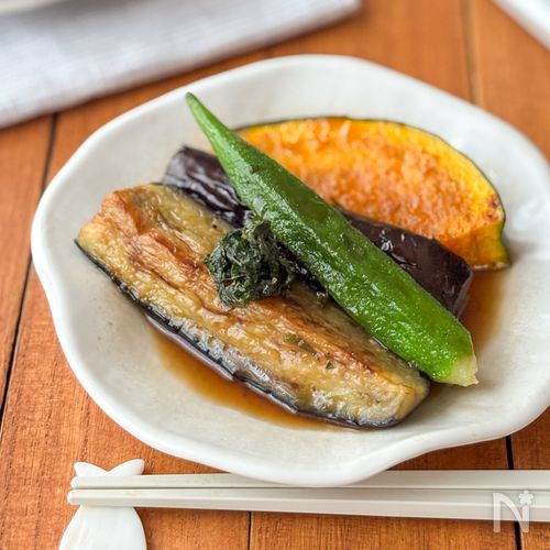 大葉たっぷり♪焼き浸し