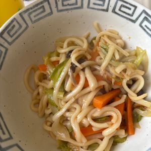 1290828の作ってみた!投稿(豚肉とキャベツのおかかバター醤油うどん【#残り野菜】)