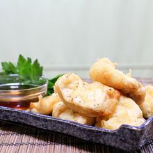 サクッとビールで鶏天