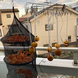 そら・ゆずの作ってみた!投稿(《秋の味♪》干し柿)
