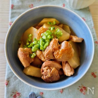 【鶏肉とカブのしみしみ煮】10分で美味しい。煮物が食べたい!