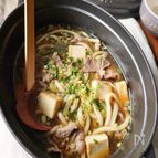厚揚げ入り肉うどん