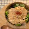 また食べたくなる!辛子明太鶏マヨ丼!