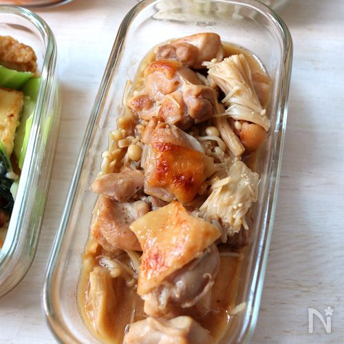 【作り置きレシピ】鶏肉とえのきのバタポン