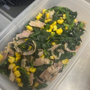 自炊くんの作ってみた!投稿(【ほうれん草とベーコーンのバター醤油炒め】お弁当にも♪)