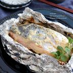 鮭のヨーグルト味噌ホイル焼き