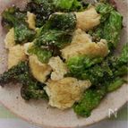 油揚げのサッと煮と揉みサニーレタスの胡麻和え