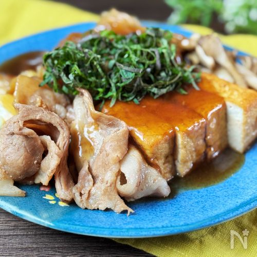 豚バラの肉豆腐【節約なのにごちそう！物価高騰を乗りきろう】