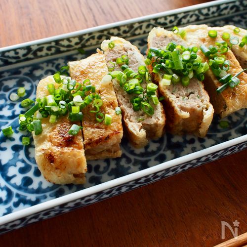 【和風油揚げぎょうざ】手軽に簡単！カリッとこんがり香ばしい♪