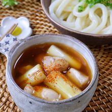 出汁が美味しい♡『鶏南蛮うどん』