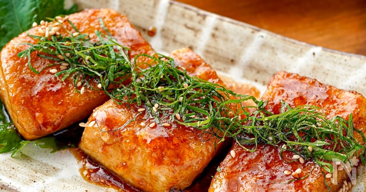 照り焼き もっちりぷるん照り焼き高野豆腐】新食感！ヘルシーおつまみ