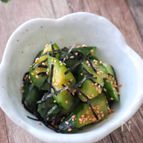 3分できゅうり救済メニュー！きゅうりの磯和え
