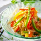 【電子レンジだけ】切り干し大根とパプリカの中華風#作り置き