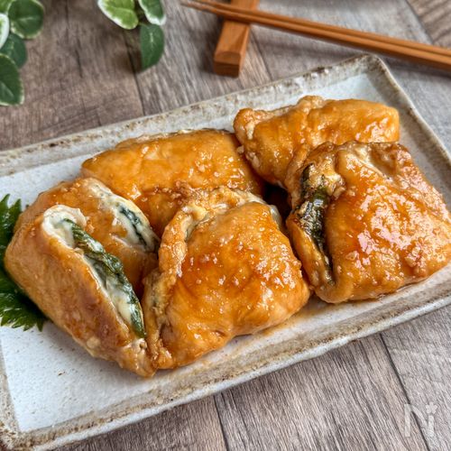 じゅわっとやみつき♩ささみとチーズの挟み焼き