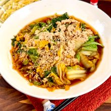 やるき1%でツナと白菜の無水うめぇヤツ