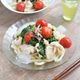 冷やしてつるリン♪モロヘイヤ麺つゆの水晶鶏冷やしうどん＊