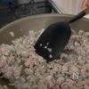 【夏休みにも】簡単！オクラとなすのキーマカレーの工程1