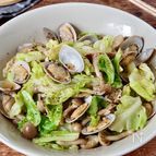 シンプルに美味しい♪春キャベツとアサリのバター醤油