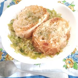 M＊Pの作ってみた!投稿(レンチンで時短にほっこり美味しい♪白菜グラタンスープ)