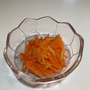 りりぃの作ってみた!投稿(【酢を使わない】きび砂糖と柚子のキャロットラペ)