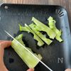 ブロッコリーの芯活用！えのき入り豆乳ポタージュの下準備