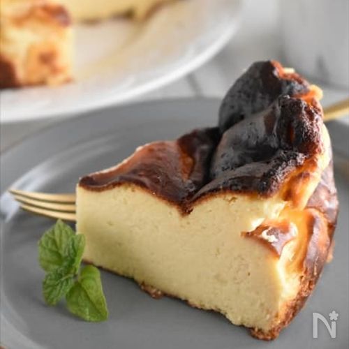 【水切り塩麹ヨーグルトでバスクチーズケーキ】旨味とコク抜群！