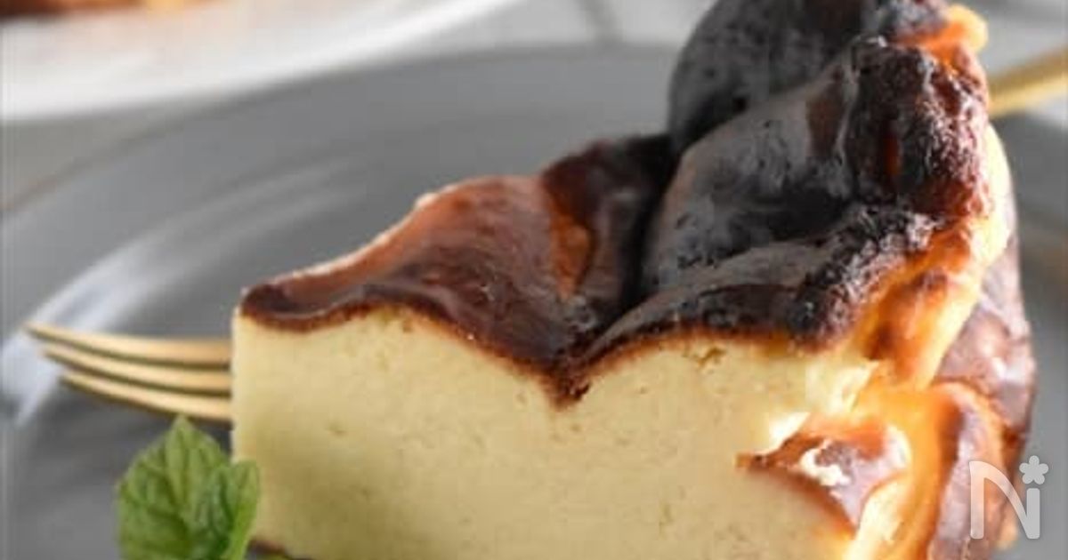 【水切り塩麹ヨーグルトでバスクチーズケーキ】旨味とコク抜群！