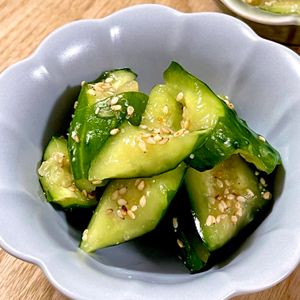 michuの作ってみた!投稿(きゅうりだけ～《塩麹で中華風♡お漬物サラダ》)