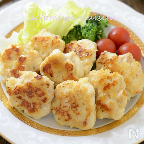 ゴロっと食感【鶏むね肉のもっちりナゲット風】お弁当にも！