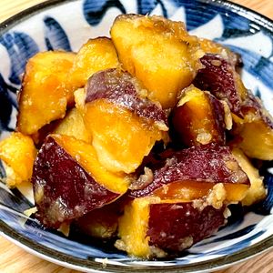 michuの作ってみた!投稿(ねっと～りあまい💖🤭💖飴色さつまいもの蒸し甘露煮✨)