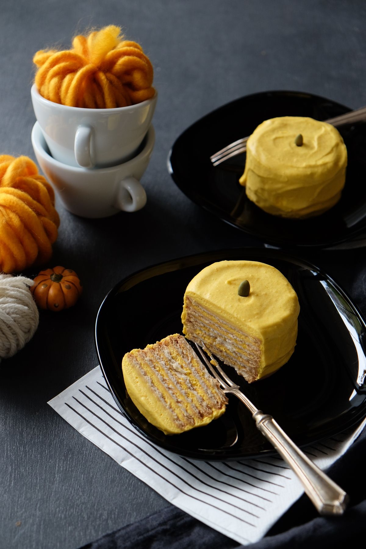 パンプキンスパイスポケケーキのレシピ