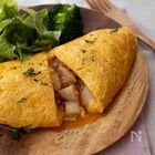 晩ご飯のおかずになる!具だくさんオムレツで大満足ご飯