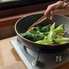 じゅわっと広がる、青梗菜の肉味噌のせの工程3