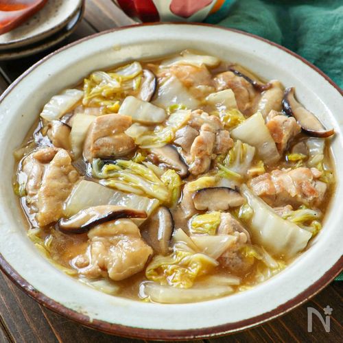 【10分でできる♡鶏肉と白菜のとろとろ煮】家族も爆食い!