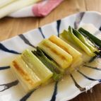 長ねぎだけなのに！！旨うま♡長ねぎのだし焼き