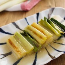 長ねぎだけなのに！！旨うま♡長ねぎのだし焼き