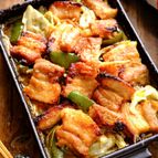 【豚バラのがっつりスタミナグリル】節約食材で簡単激うま!!