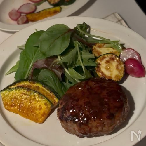 焼き鳥串で簡単！鉄分ハンバーグ