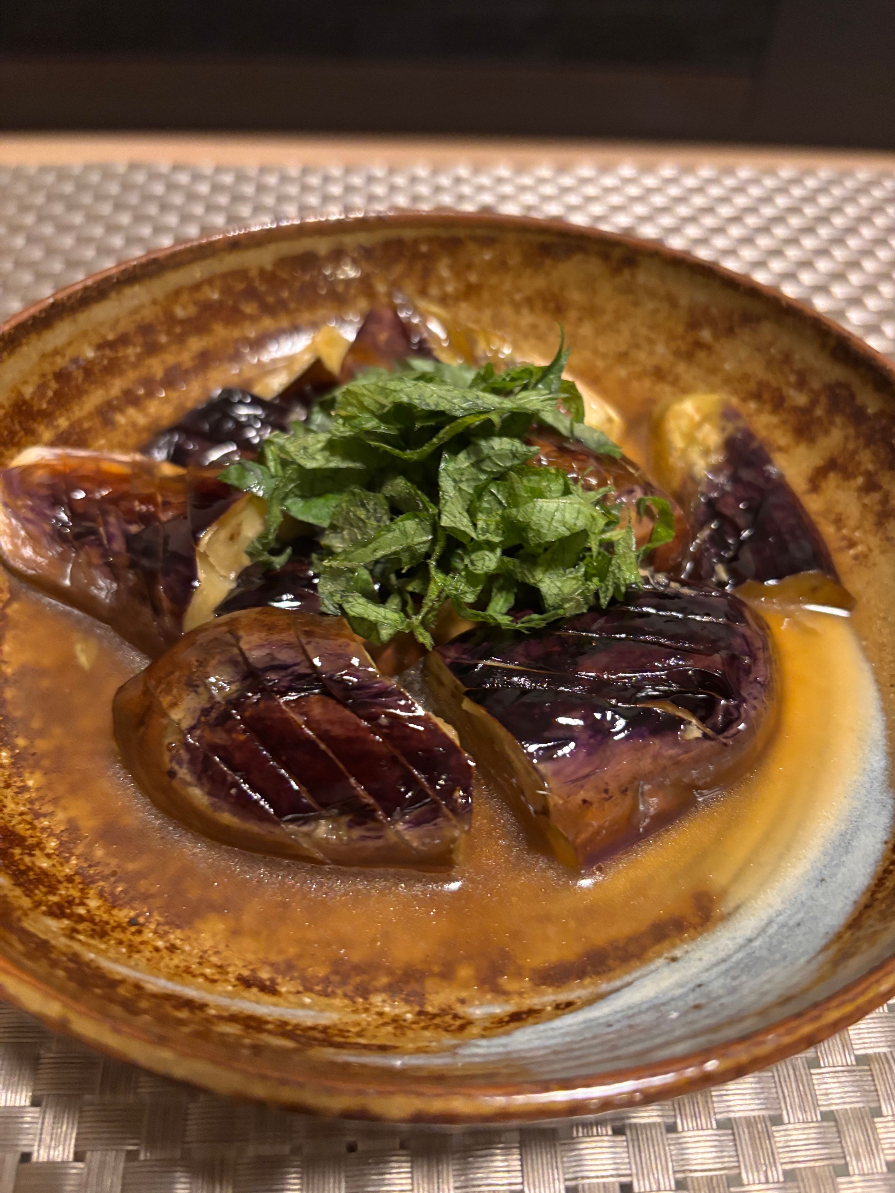 茄子の煮浸し Braised Japanese eggplants】英語で茄子の煮浸しNasu no nibitashi