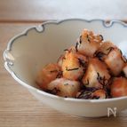 はんぺんのたらこバター和え